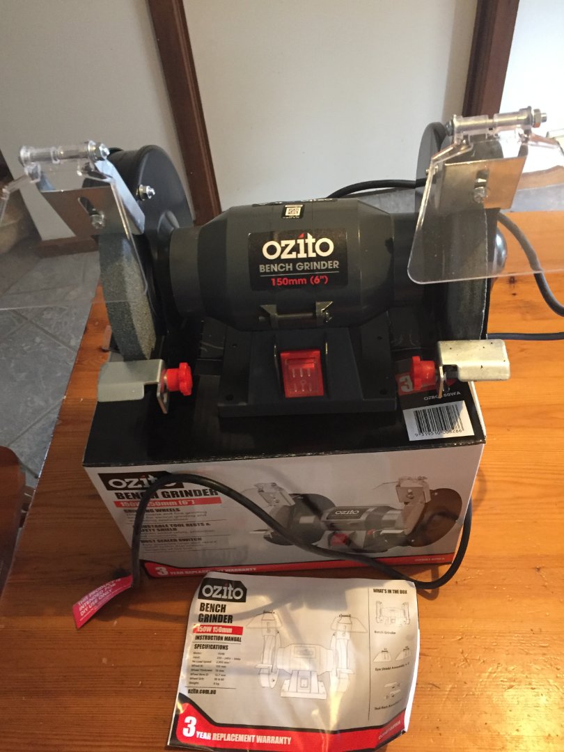 Ozito deals bench grinder